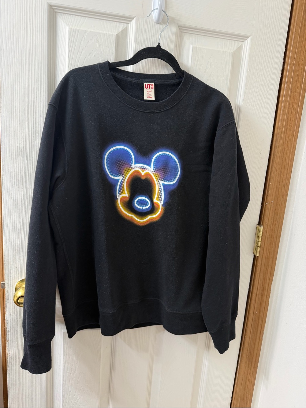 Uniqlo UT Neon Mickey Mouse Crewneck Sweater